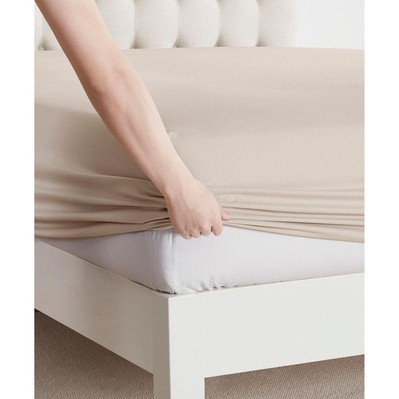 Nestl Double Brushed Hotel Luxury Sheet Set with Extra Soft Sheets & Pillowcases