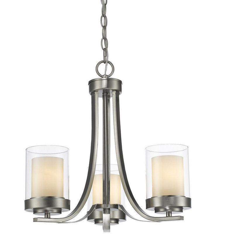 Z-Lite Willow 3 - Light Chandelier in  Brushed Nickel