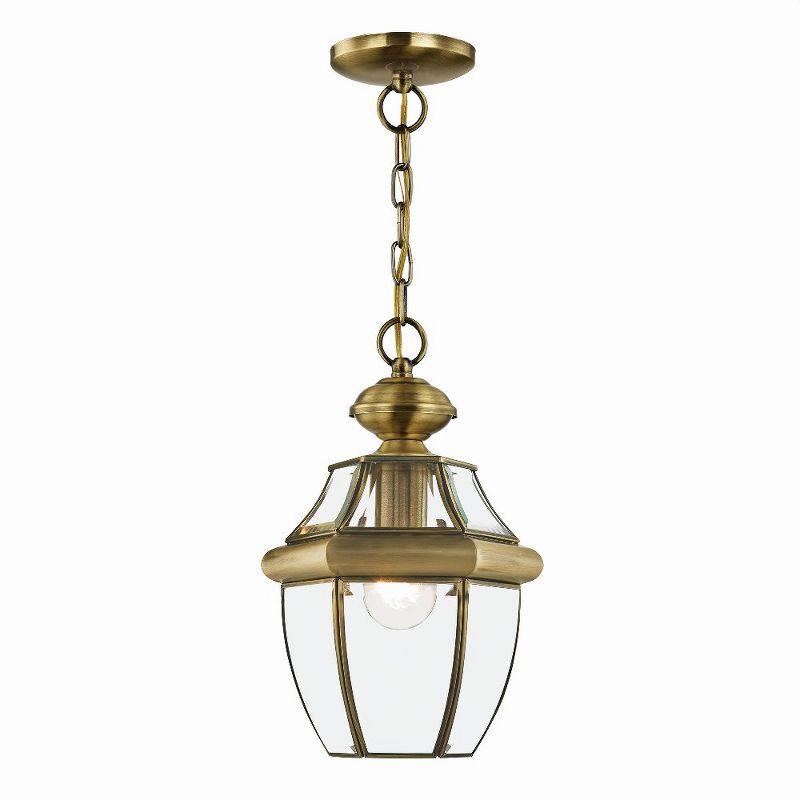 Livex Lighting Monterey 1 - Light Pendant in  Antique Brass