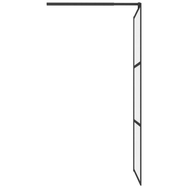 VidaXL 151877 VidaXL Walk-in Shower Wall 35.4" x 76.8" Frosted ESG Glass