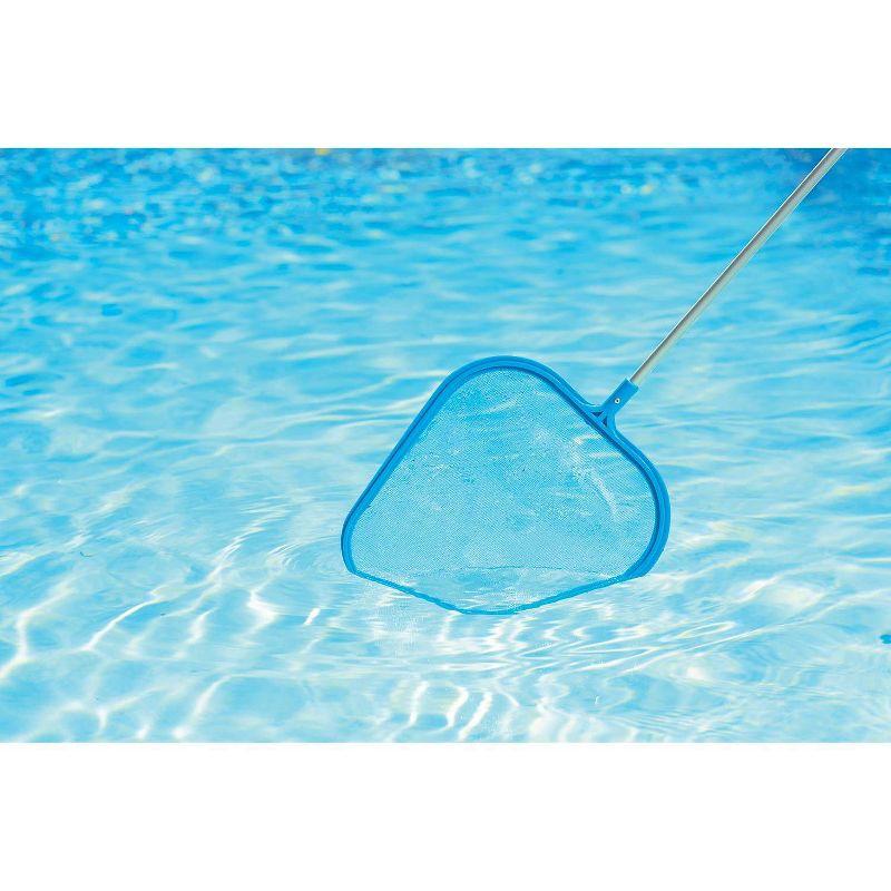 Poolmaster Swimming Pool Leaf Skimmer with 4" 2pc Pole - Essential Collection