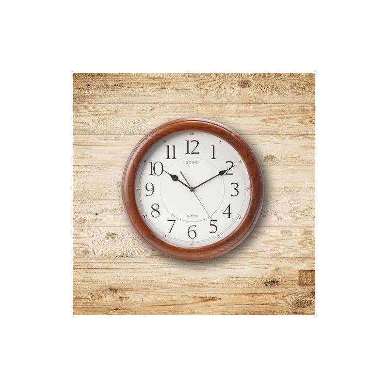 Seiko Solid Wood Wall Clock