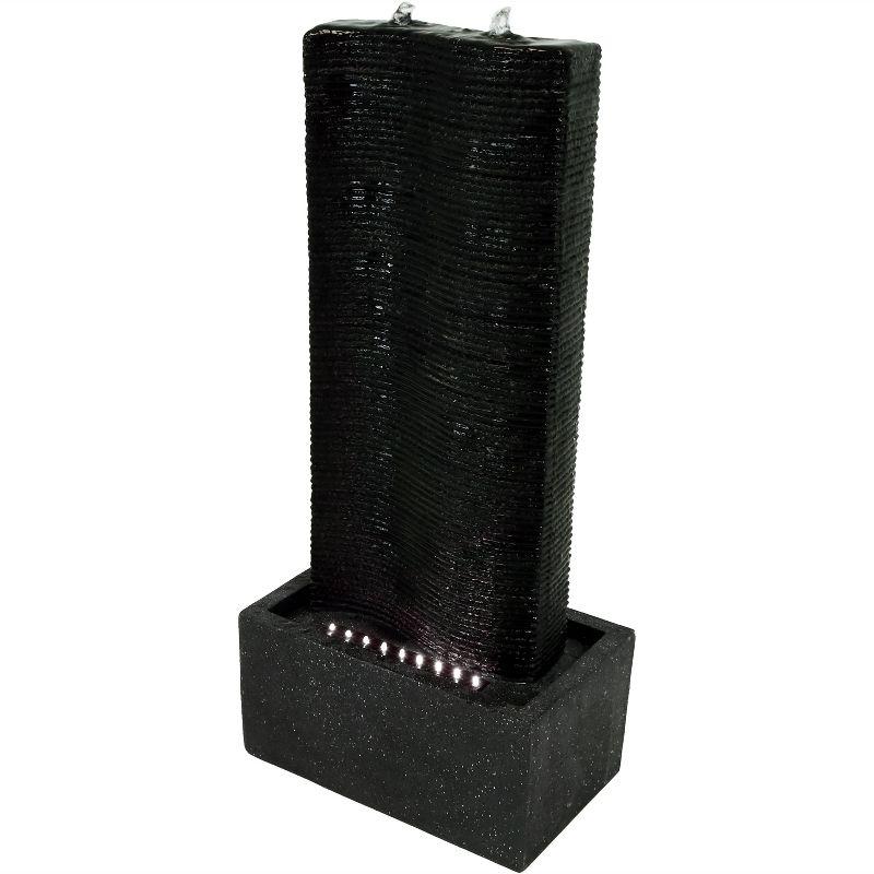 Brayden Studio® Crass Weather Resistant Floor Fountain with Light