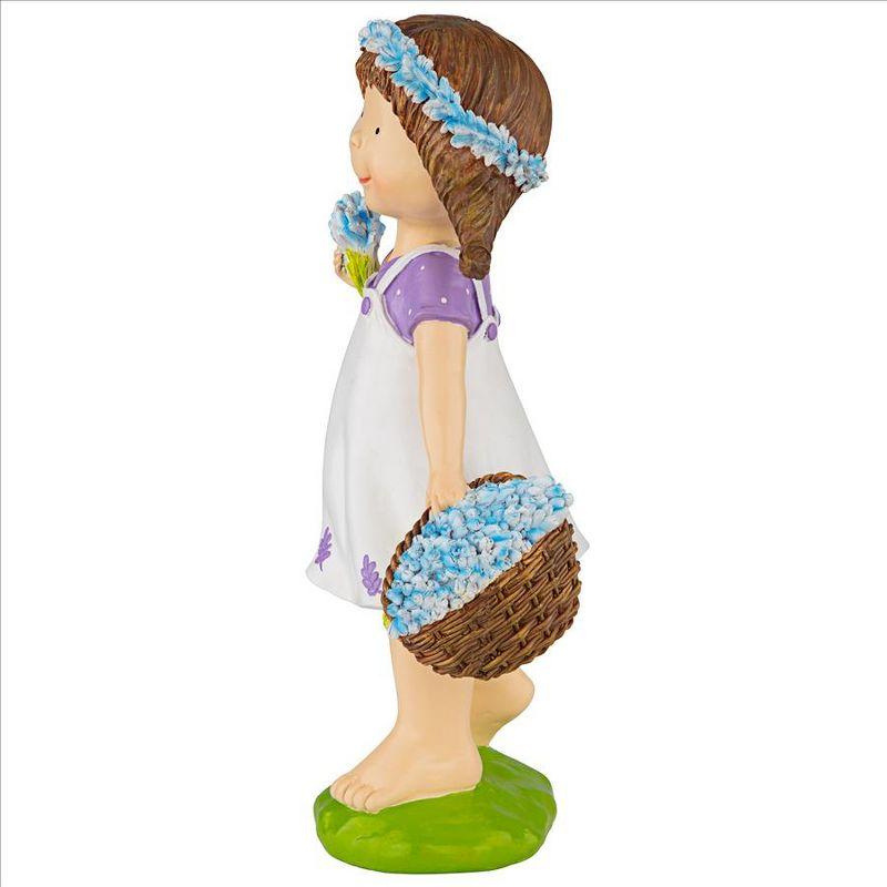 Juliette Bluebonnet Girl Garden Statue