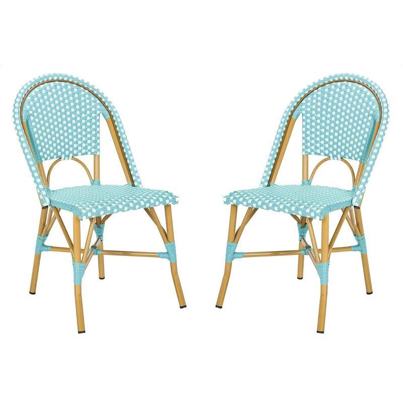 Casidy Polyethylene (PE) Wicker Wicker Outdoor Dining Side Chair