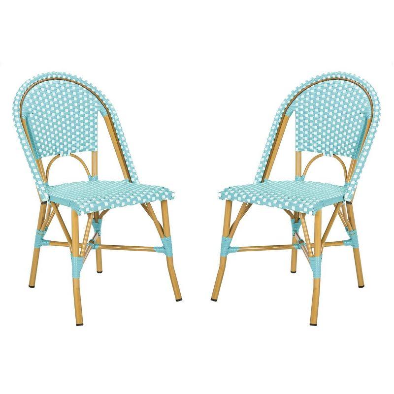 Salcha Indoor Outdoor French Bistro Side Chair (Set of 2)  - Safavieh