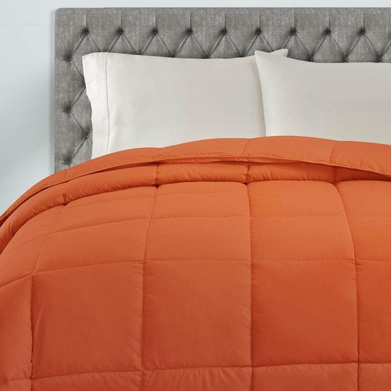 Classic Comforter Reversible All-Season Medium Weight Down Alternative Bedding by Blue Nile Mills