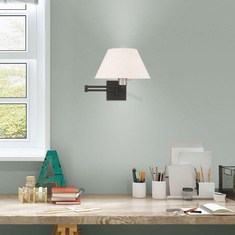 Livex Lighting 1 - Light Wall Light in  Black