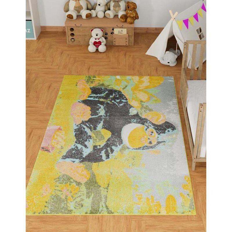 Unique Loom Unique Loom Gorilla Whimsy Kids Rug