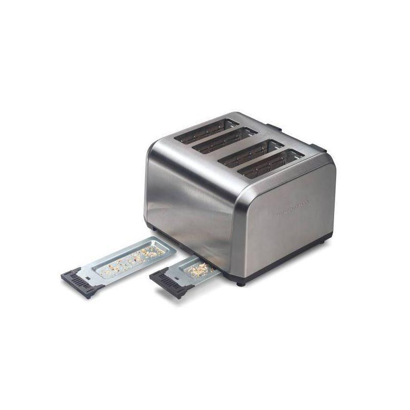 Hamilton Beach 4 Slice Toaster Brushed Stainless Steel - 24714