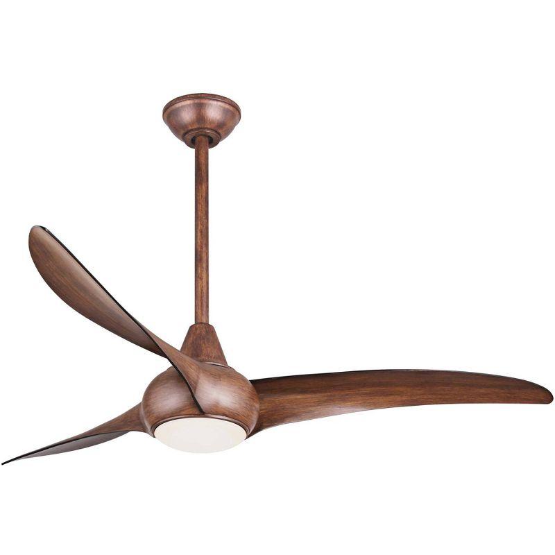 52" Wave 3 - Blade LED Propeller Ceiling Fan with Remote Control and Light Kit Included