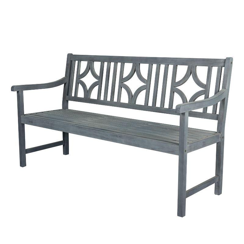 Red Barrel Studio® Babson Acacia Outdoor Bench