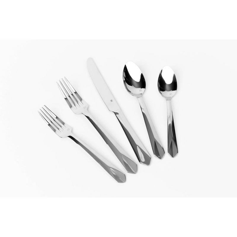 Cuisinart 20pc Stainless Steel Jolie Silverware Set: Flatware Set for 4, Corrosion & Stain-Resistant, Dishwasher-Safe