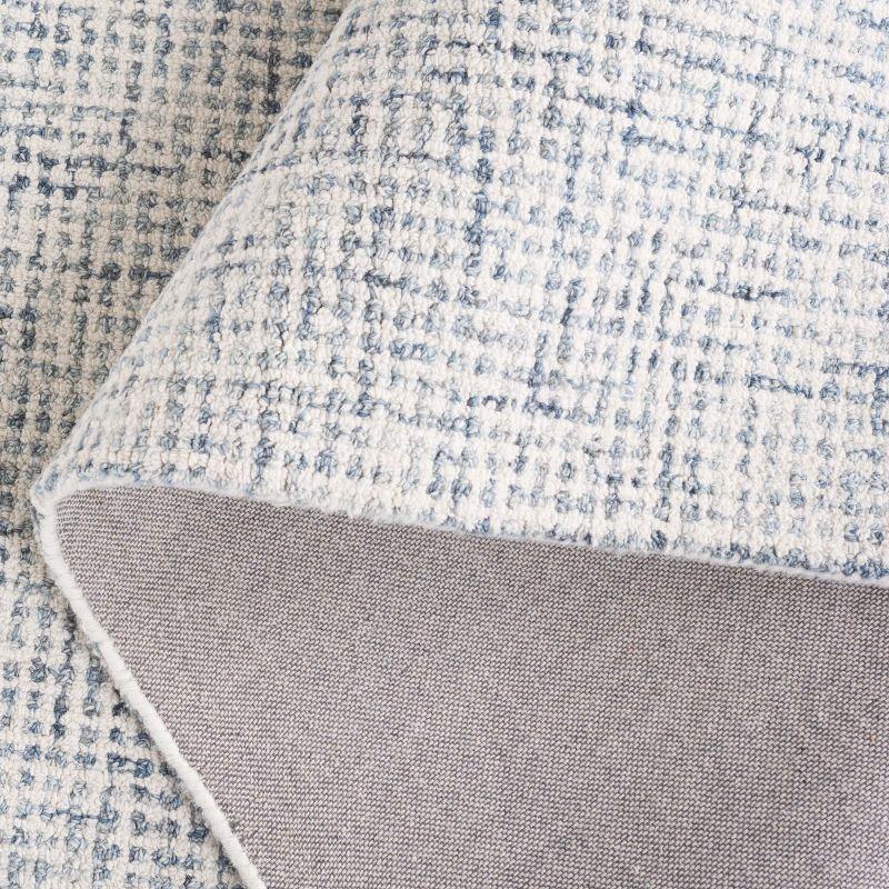 Martha Stewart Rugs Martha Stewart Hand Tufted Wool Cotton Rug in Ivory/Blue