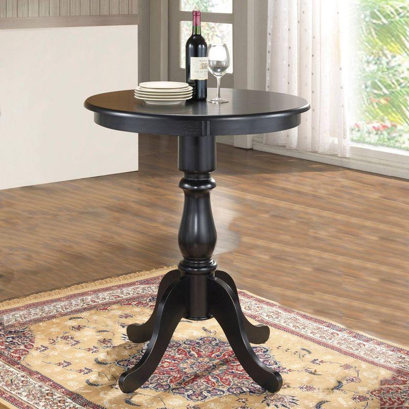 Carolina Living 30" Salem Round Pedestal Bar Table