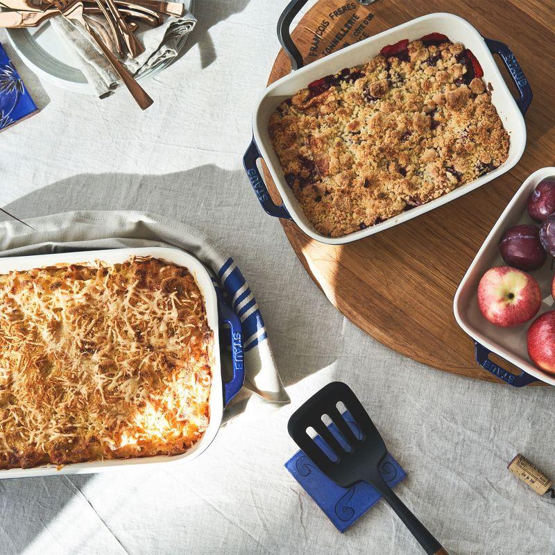 Staub ® Dark Blue 2-Piece Rectangular Baker Set