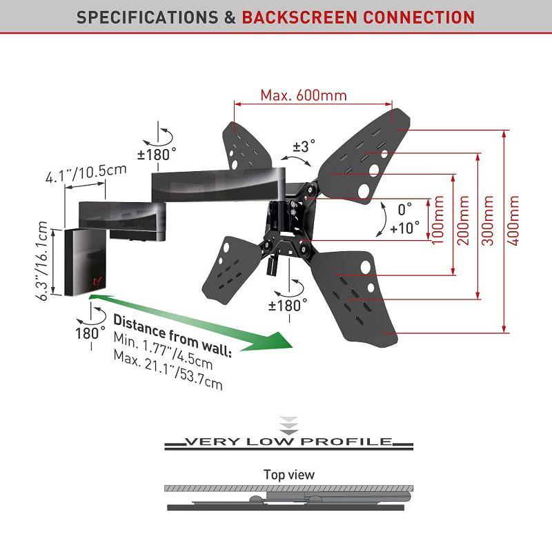 Barkan Barkan Single Screen Wall Mount