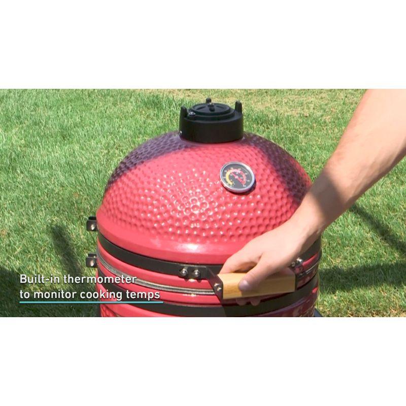 Mullite Kamado Grill with Stand