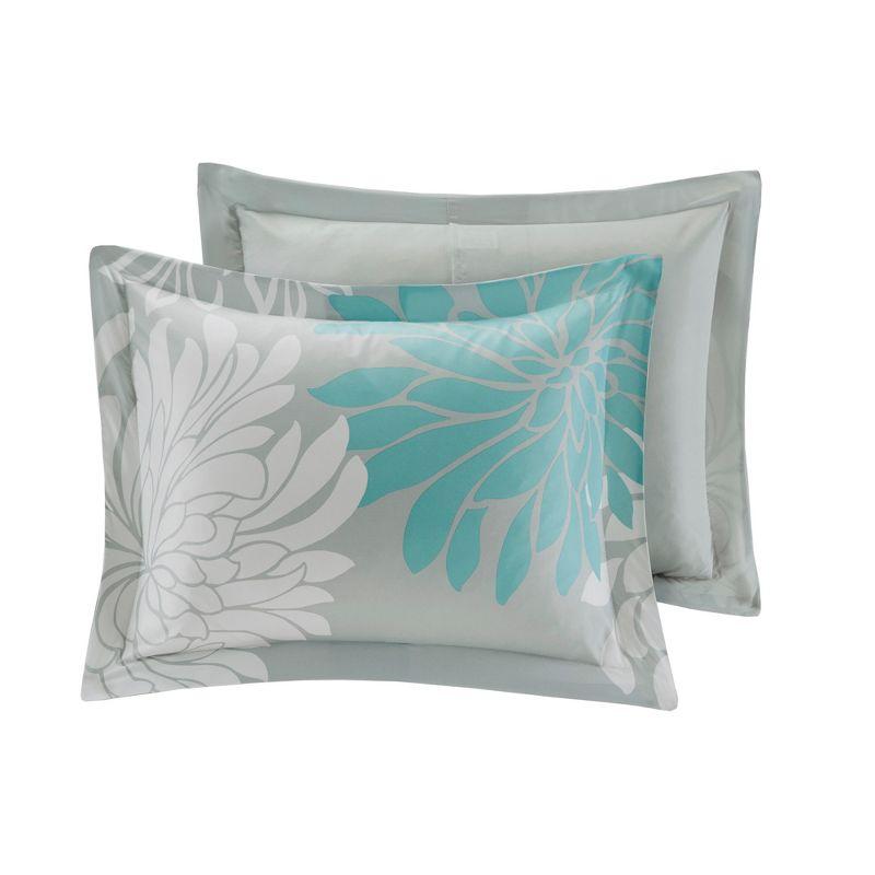 Madison Park Essentials Maible Floral Comforter Set with Cotton Bed Sheets