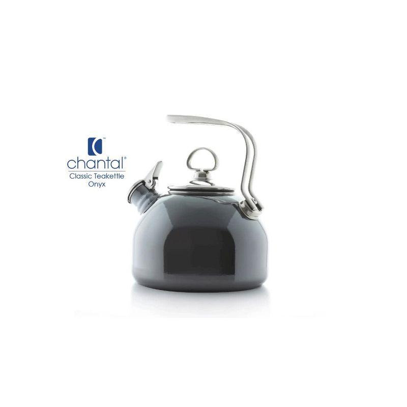 Chantal Classic 1.8 Quarts Stainless Steel Whistling Stovetop Tea Kettle