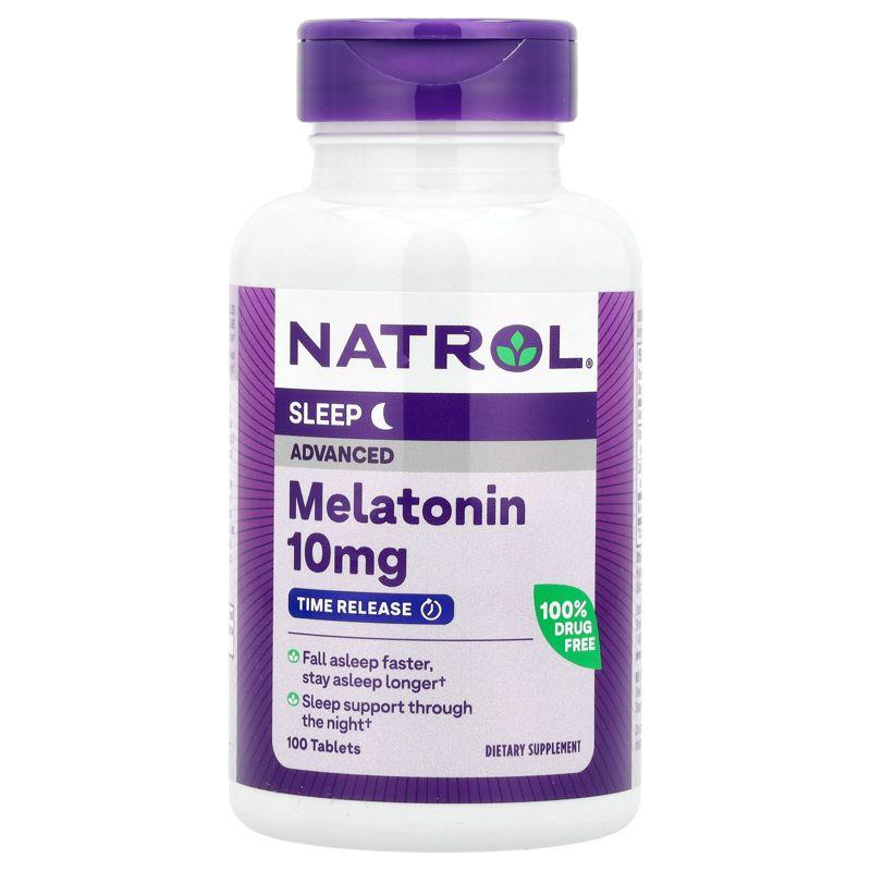 Natrol Advanced Melatonin, Sleep, 10 mg, 100 Tablets