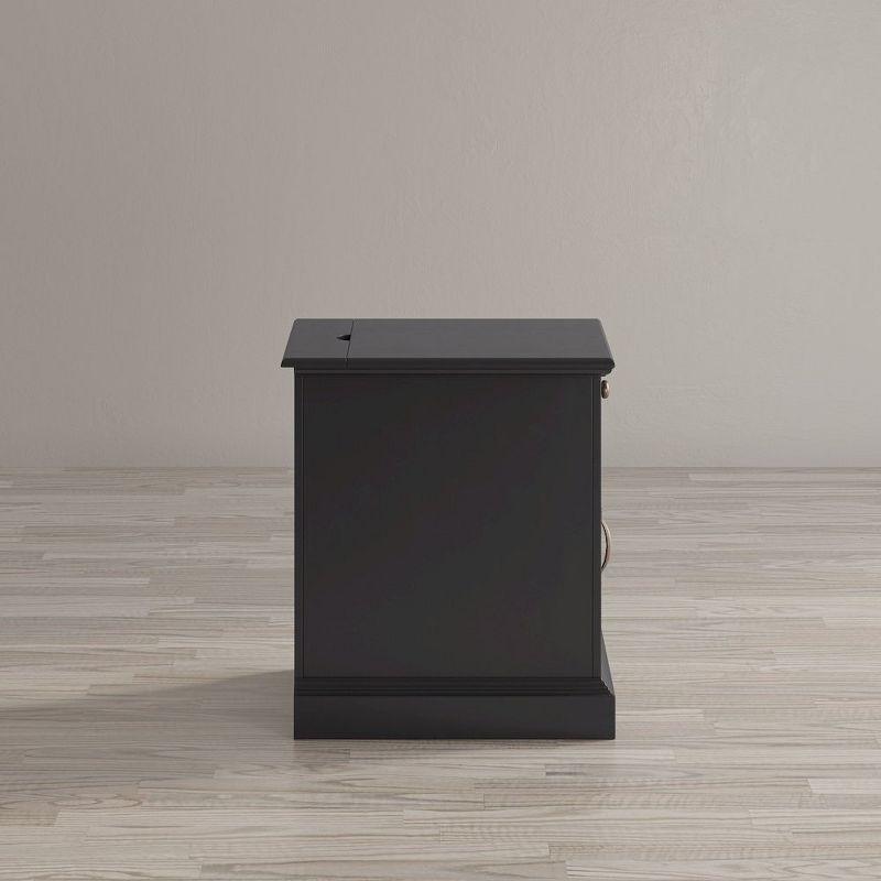 Jofran,Craftsman USB Charging Chairside End Table