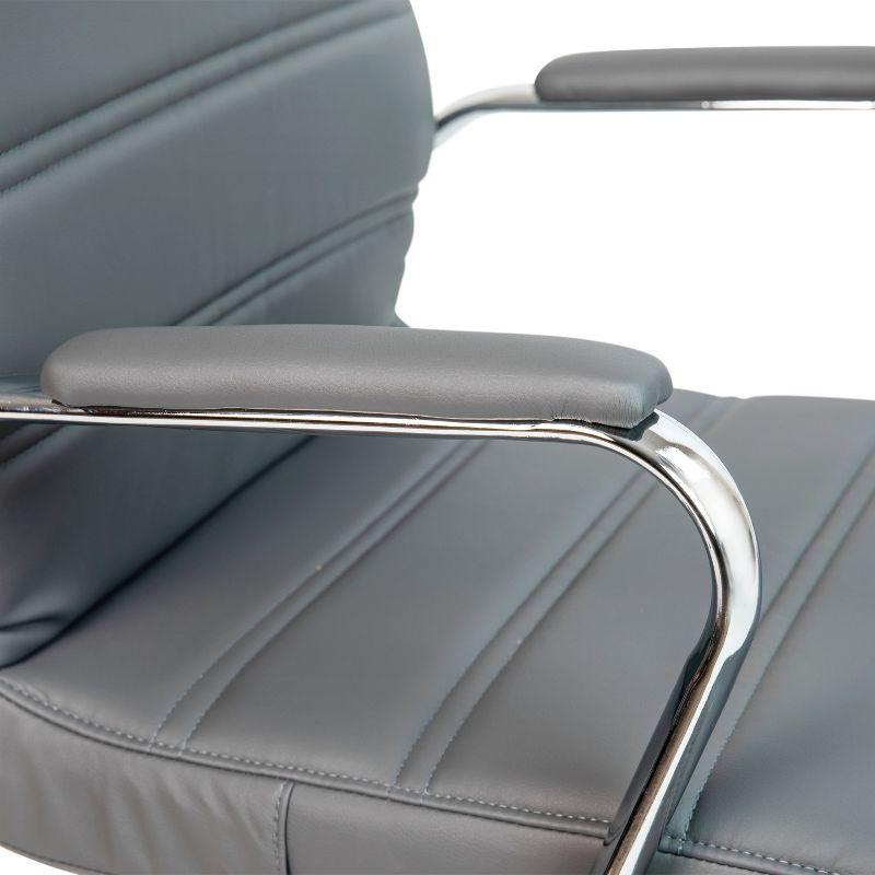 Whitney Ergonomic Upholstered Mid-Back Swivel Office Chair