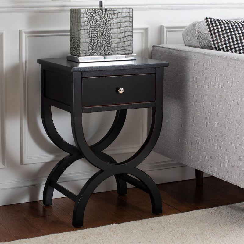 Floris End Table With Storage