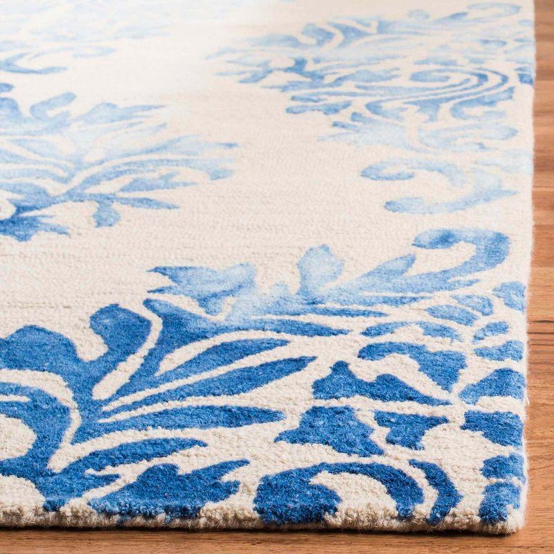 Dip Dye DDY516 Hand Tufted Accent Rug - Beige/Blue - 3'x5' - Safavieh.
