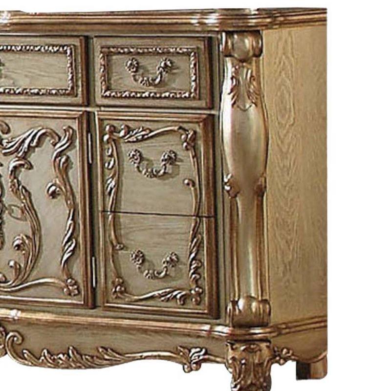 Acme Furniture Dresden Dresser Gold Patina/Bone