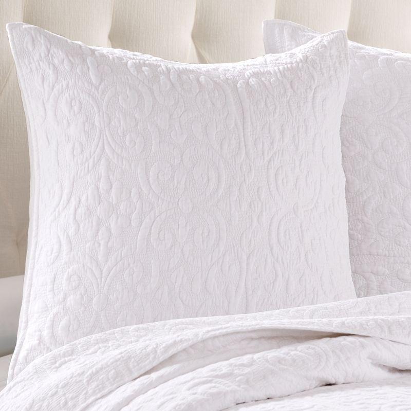 Sherbourne White Euro Sham Set - Two Euro Shams - Birch Hill by Levtex Home