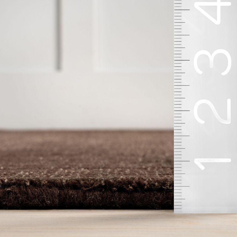 Milchan High Low Wool Blend Area Rug