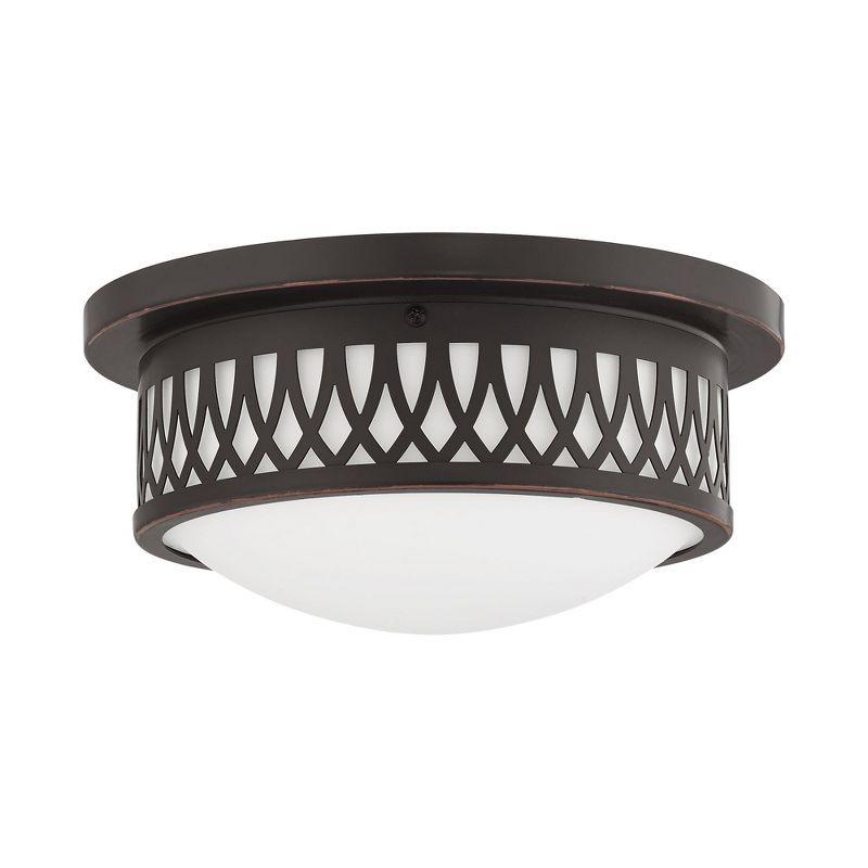 Livex Lighting Westfield 2 - Light Flush Mount in  Olde Bronze