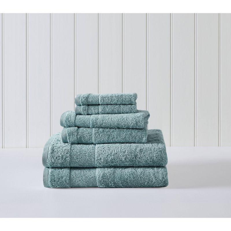 Island Retreat 6 Piece 100% Cotton Towel Set