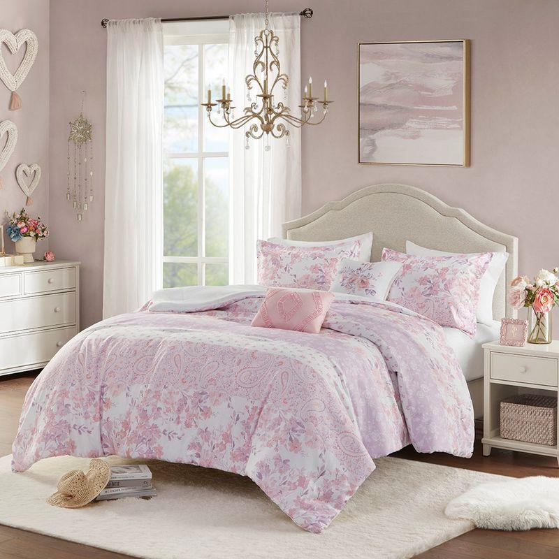 Intelligent Design Floral Paisley Comforter Set