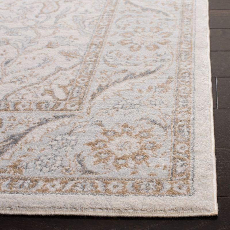 Isabella ISA912 Power Loomed Area Rug - Cream/Beige - 4'x4' - Safavieh.