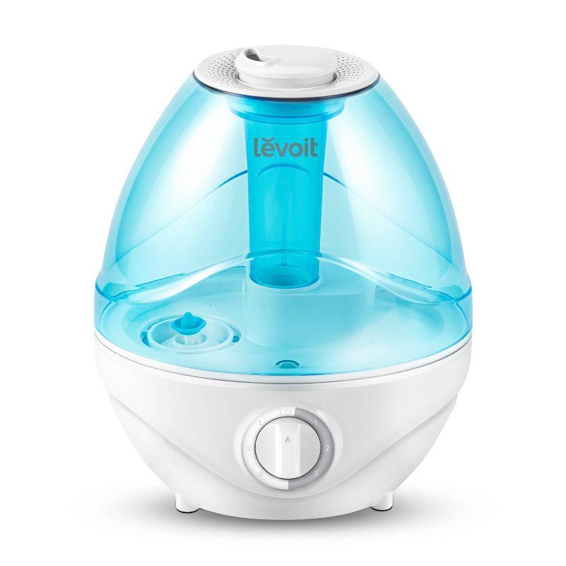 Levoit 0.6 Gallons Cool Mist Ultrasonic Tabletop Humidifier with Adjustable Humidistat for 300 Cubic Feet