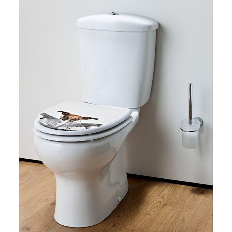Elongated Toilet Seat Dog Jack Russel