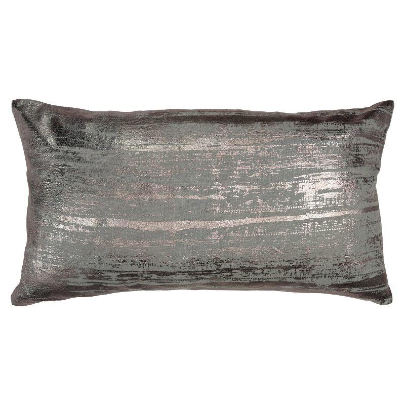 Abstract Cotton Throw Pillow