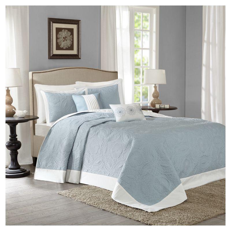 5 Piece Reversible Bedspread Set