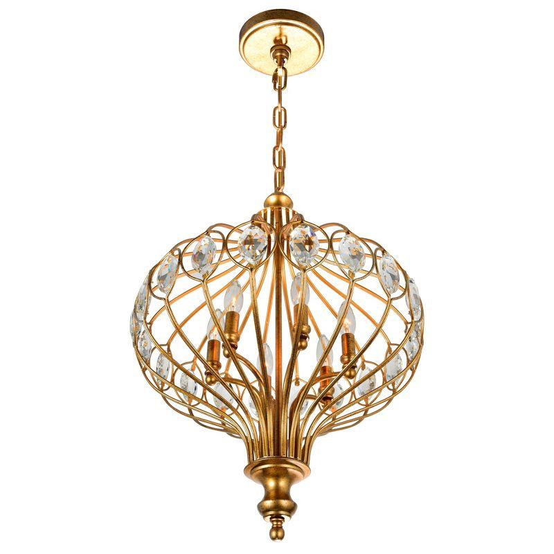 CWI Lighting,Altair 6 Light Chandelier With Antique Bronze Finish