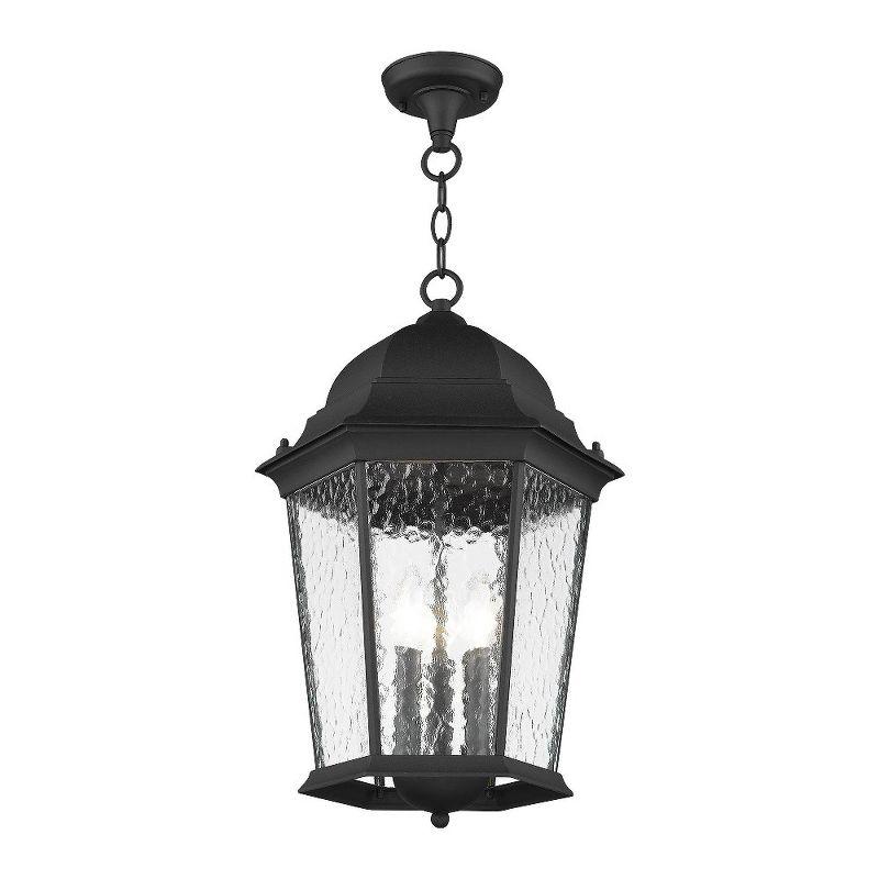 Livex Lighting Hamilton 3 - Light Pendant in  Textured Black