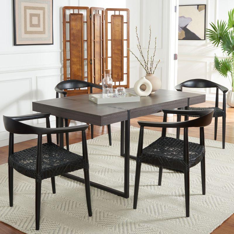 Kazbah Leather Dining Arm Chair