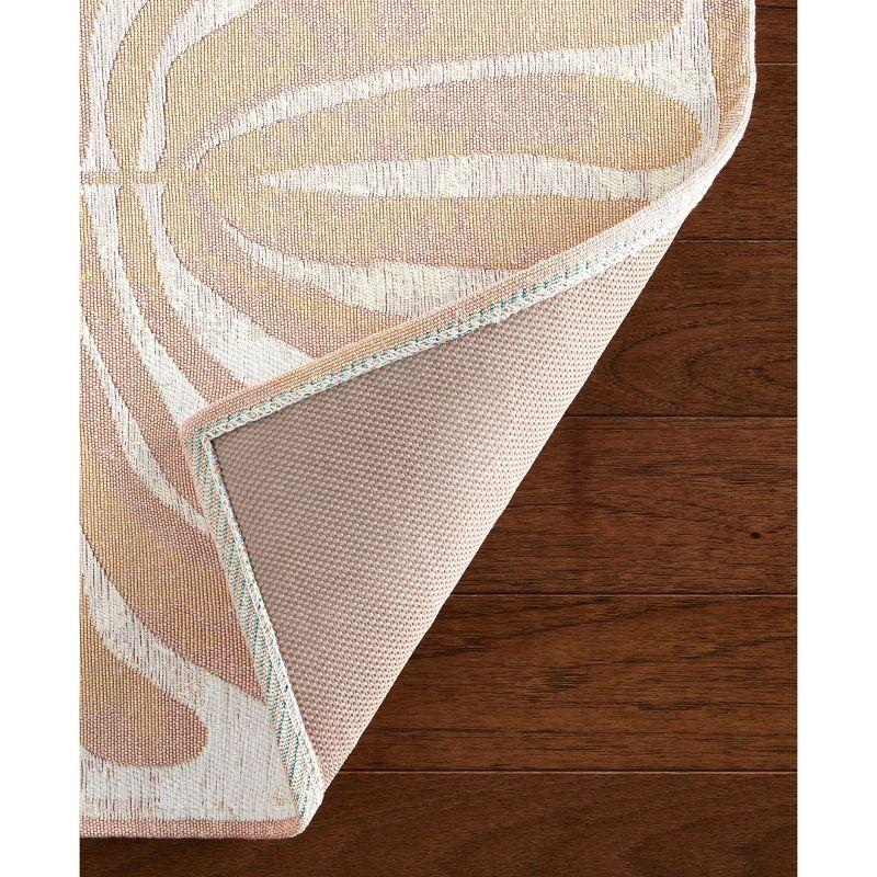 TOWN & COUNTRY LUXE Livie Matisse Cutout Everwash Washable Multi-Use Decorative Rug