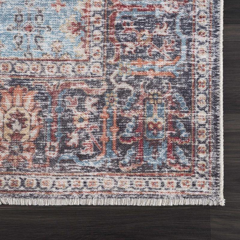 Hauteloom Rectangle Area Rug   Light Blue
