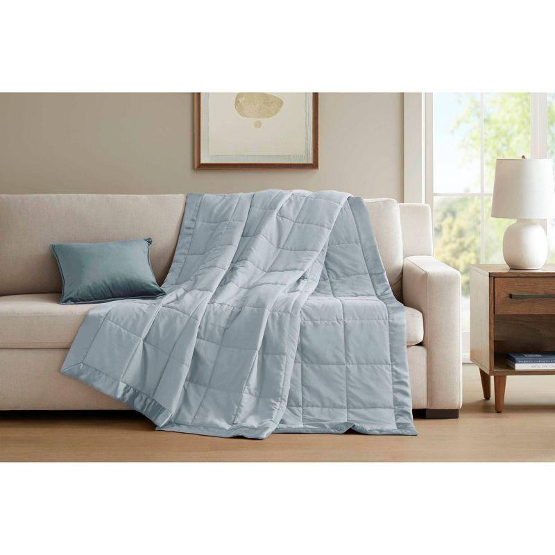 Madison Park Lightweight Down Alternative Blanket with Satin Trim