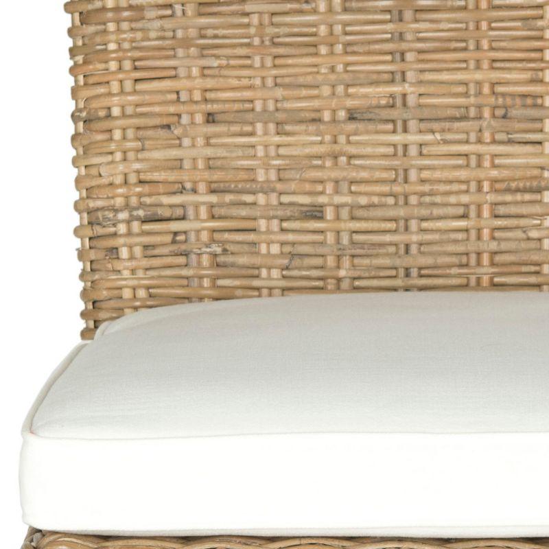 Sebesi 17''H Rattan Side Chair (Set of 2) - Natural - Safavieh