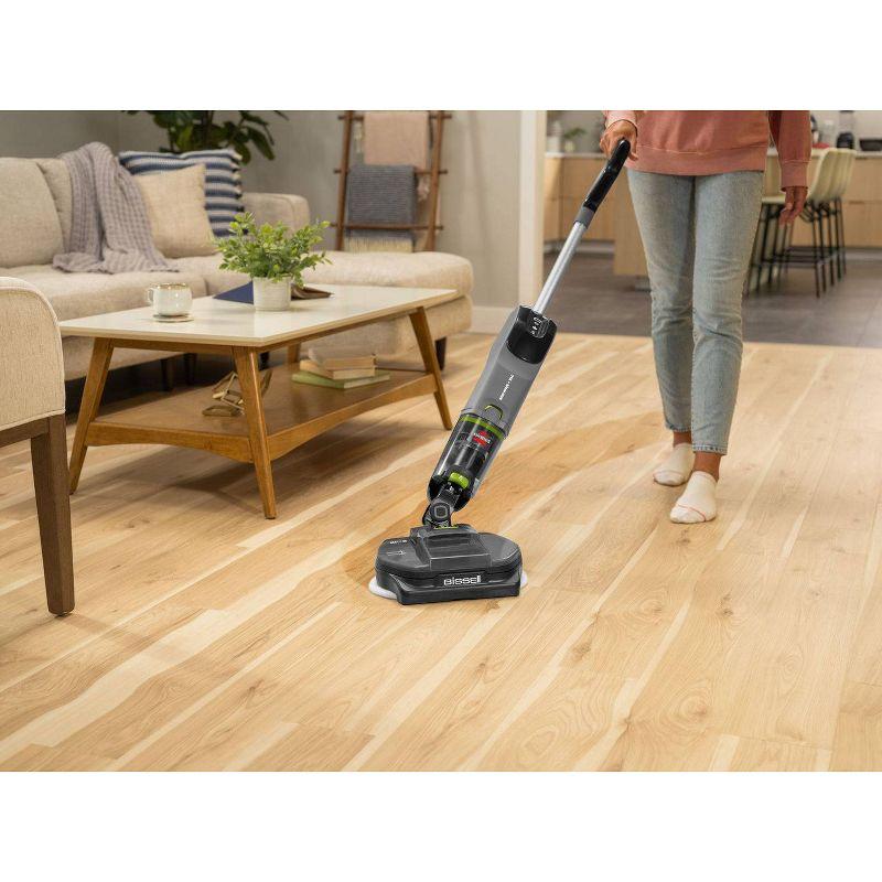 BISSELL SpinWave + Vac All-in-One Powered Spin-Mop and Vacuum - 3764: Cordless Vacuum Mop Combo, Pet Hair, Hard Floor