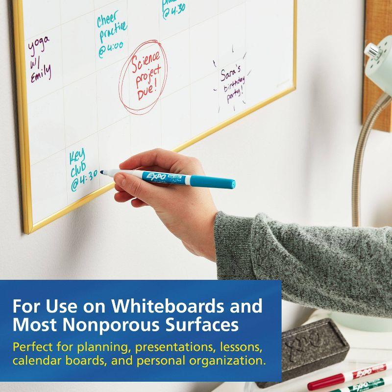 Expo 36ct Lo Odor Fine Point Markers Black: Thin Black Dry Erase, Art & Office, 6+ Years, 36 Pack