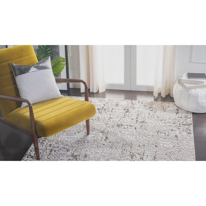 Amelia ALA254 Power Loomed Runner Rug - Charcoal/Gold - 2'x8' - Safavieh.